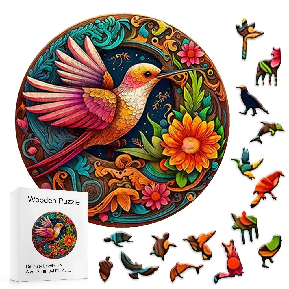 Hummingbird  | Wooden Puzzle