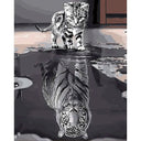 White Tiger Kitten | Paint by Numbers