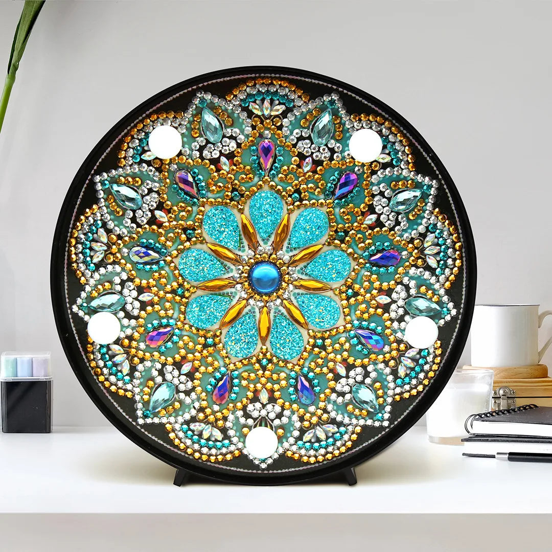 Mandala LED night light | Diamond painting