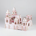 Pink castle | Wooden building kit