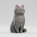 Russian Blue Cat | Building Blocks
