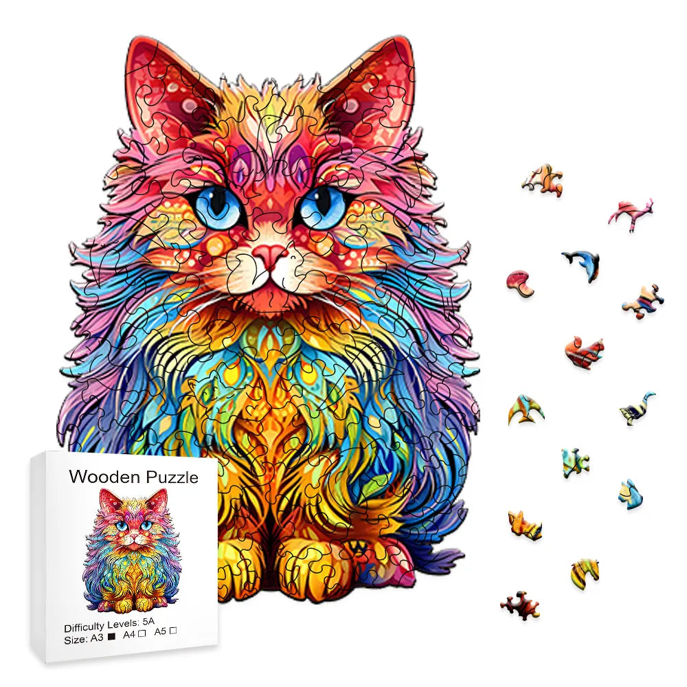 Persian Cat  | Wooden Puzzle
