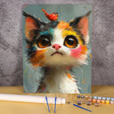 Cat with a Bird | Paint by Numbers