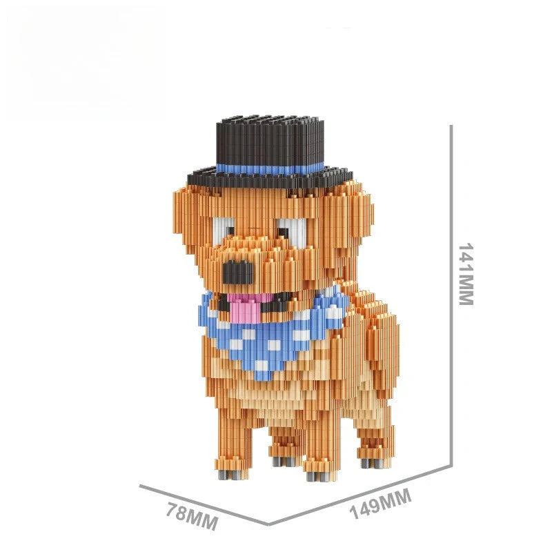 Dog with Hat | Building Blocks