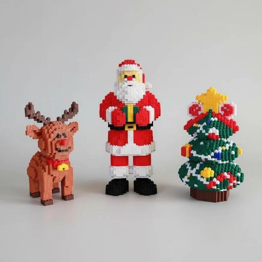 Christmas Tree with Decorations | Building Blocks