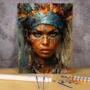 Spiritual Warrior - Paint by Numbers