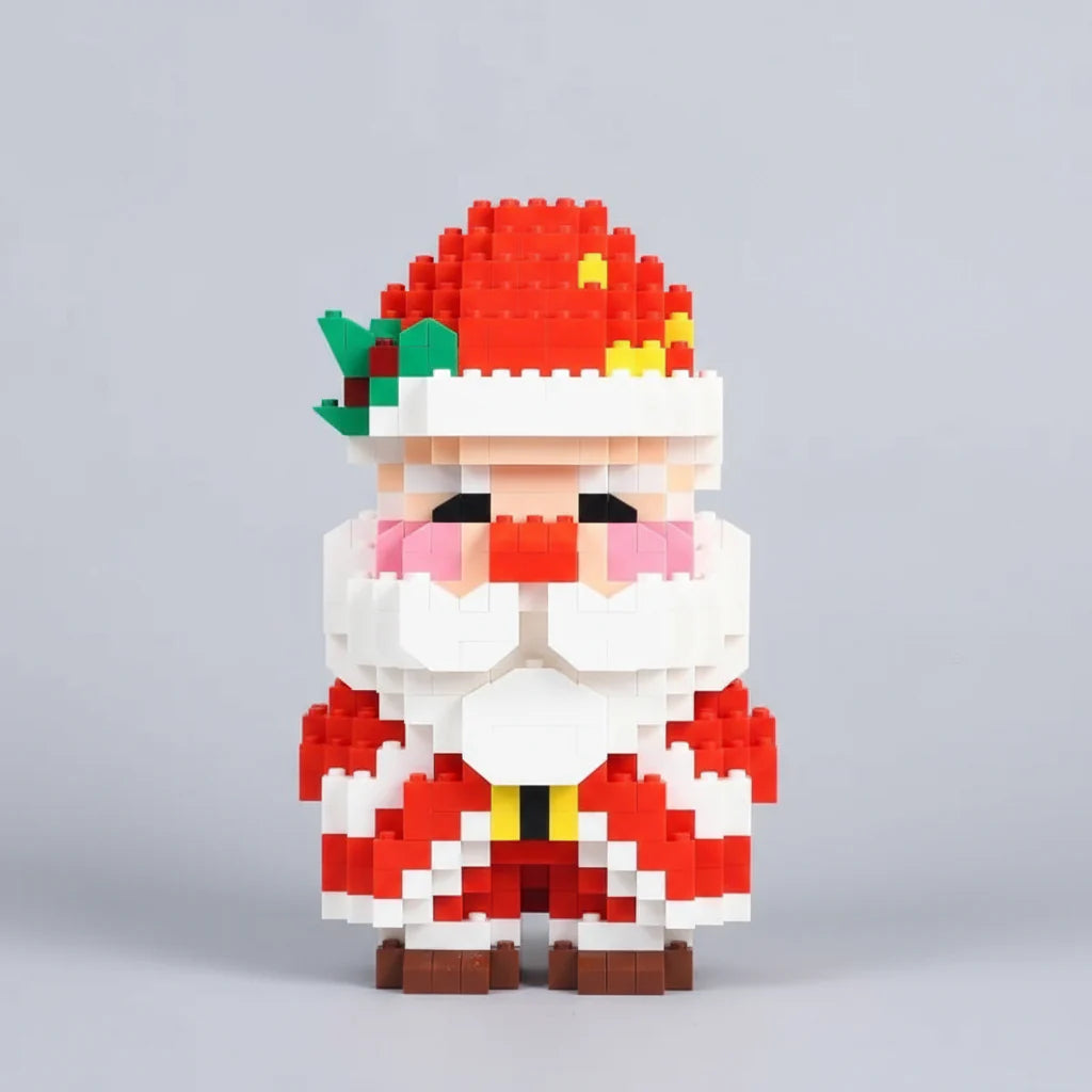 Santa Claus with little angels | Building Blocks