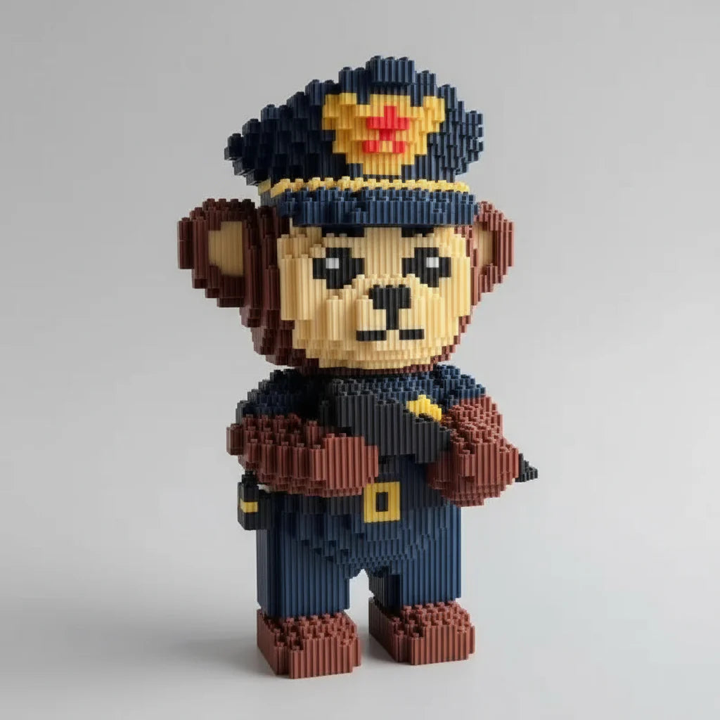 Police Monkey | Building Bricks