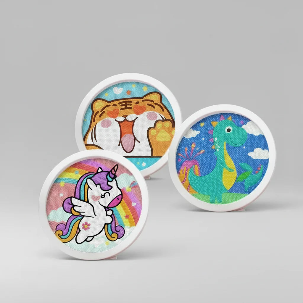Round figures | Diamond painting