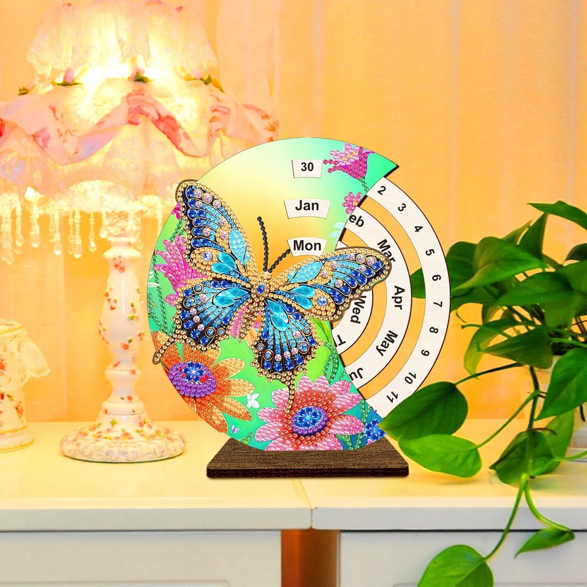 Blue butterfly | Calendar | Diamond painting