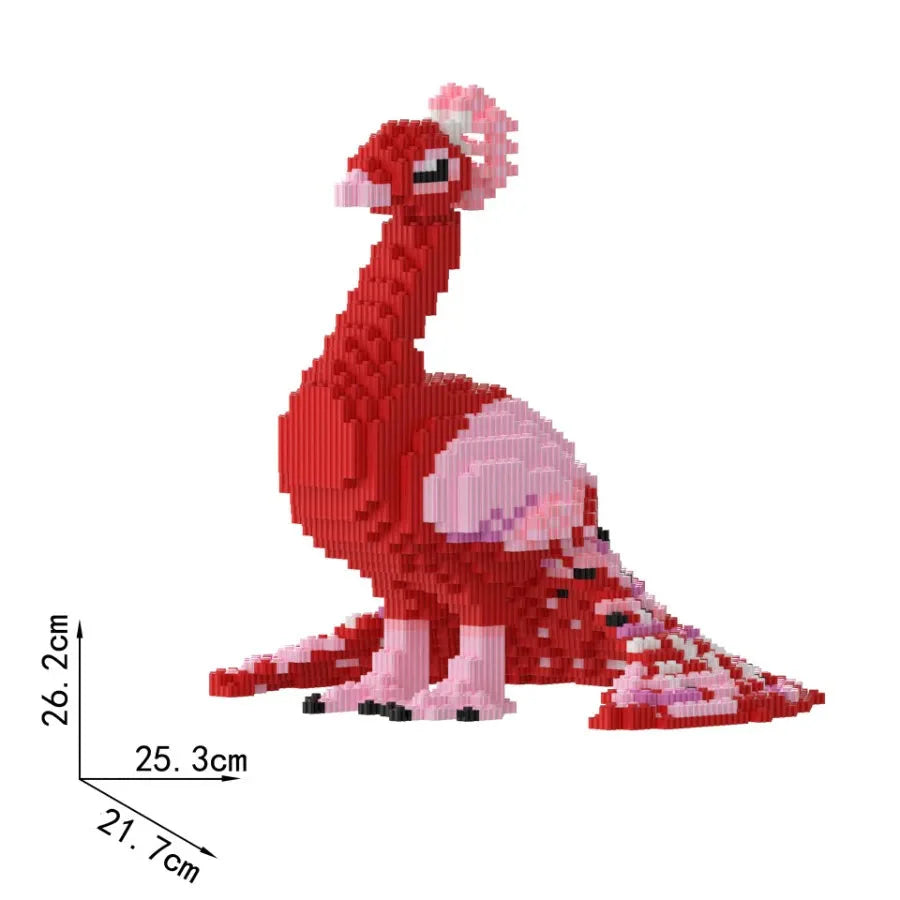 Red peacock | Building blocks