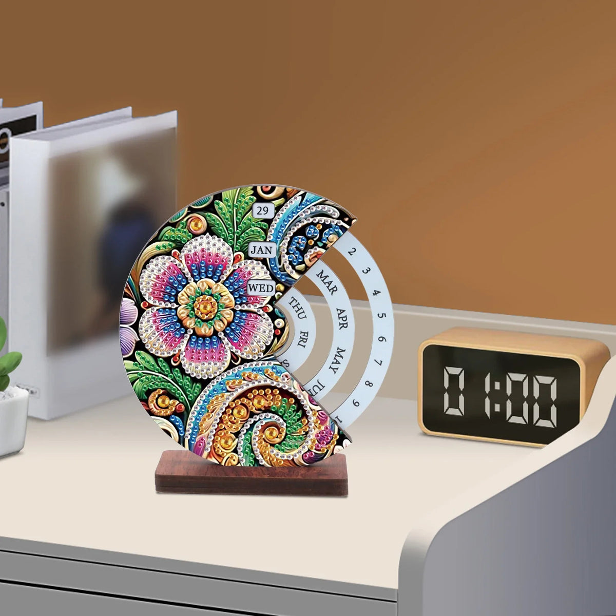 Flower | Calendar | Diamond painting