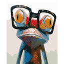 Crazy Frog with Glasses | Paint by Numbers