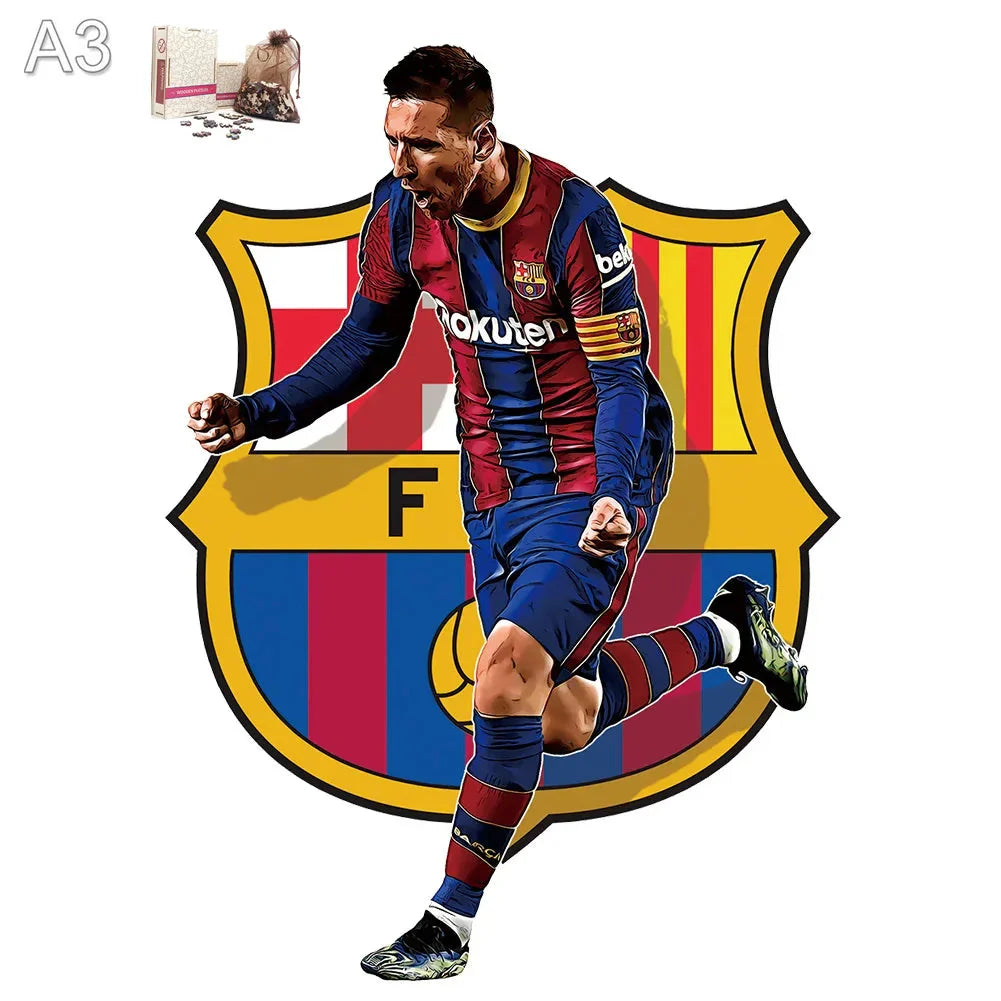 Messi Barcelona | Wooden Puzzle