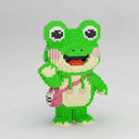 Cheerful frog | Building bricks