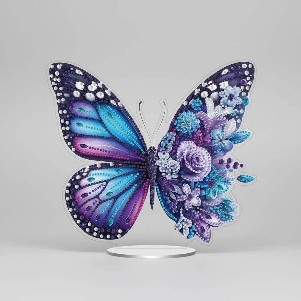 5D Purple butterfly | Diamond painting