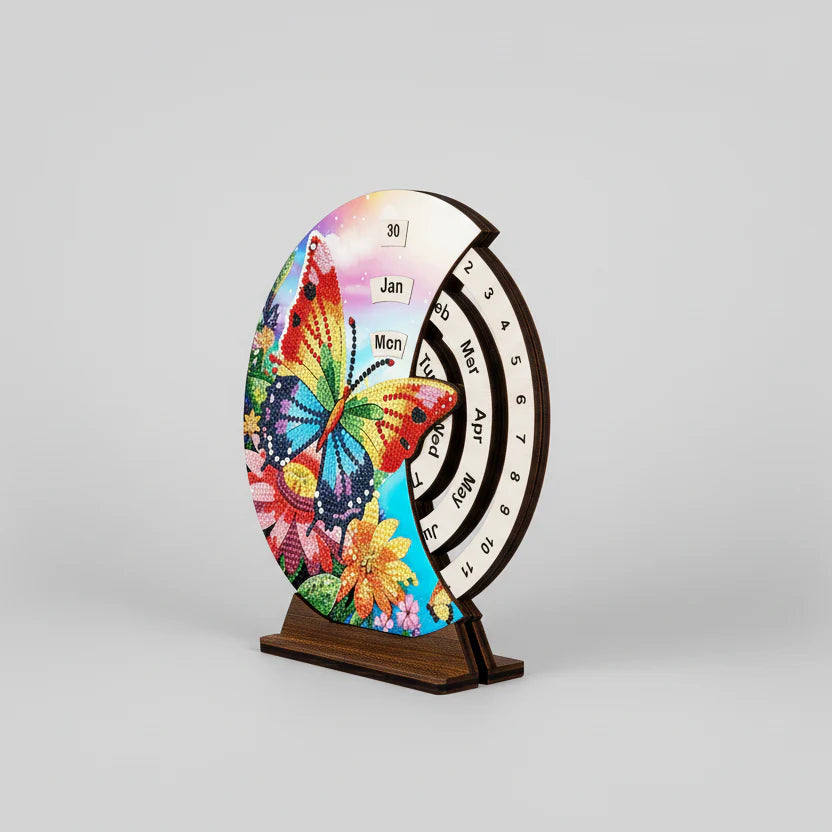 Rainbow butterfly | Calendar | Diamond painting