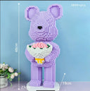 Bear with roses | Building bricks