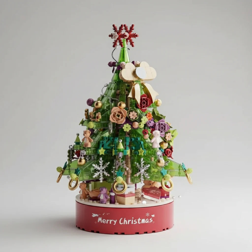 Christmas tree music box | Building blocks