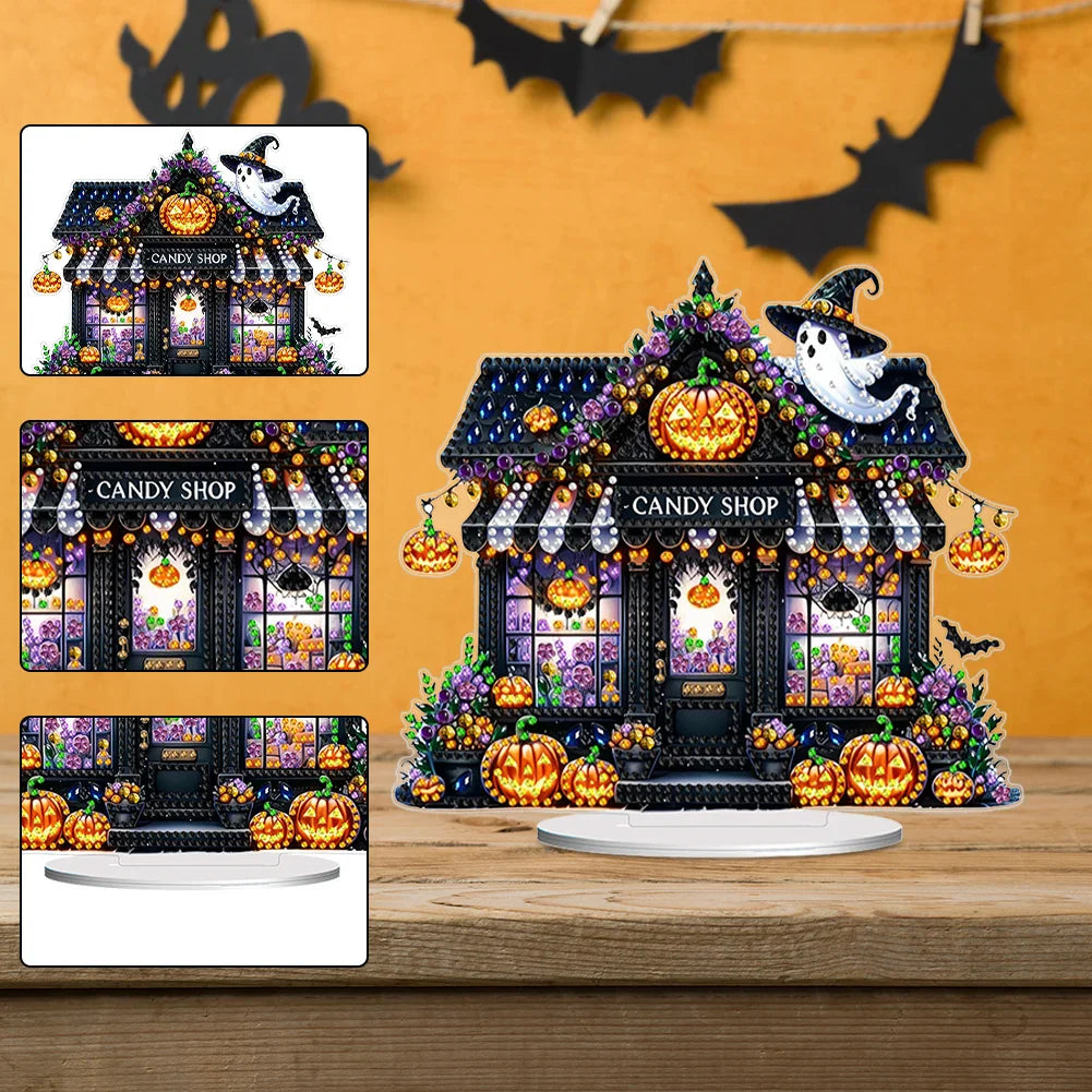 5D Halloween candy house | Diamond painting