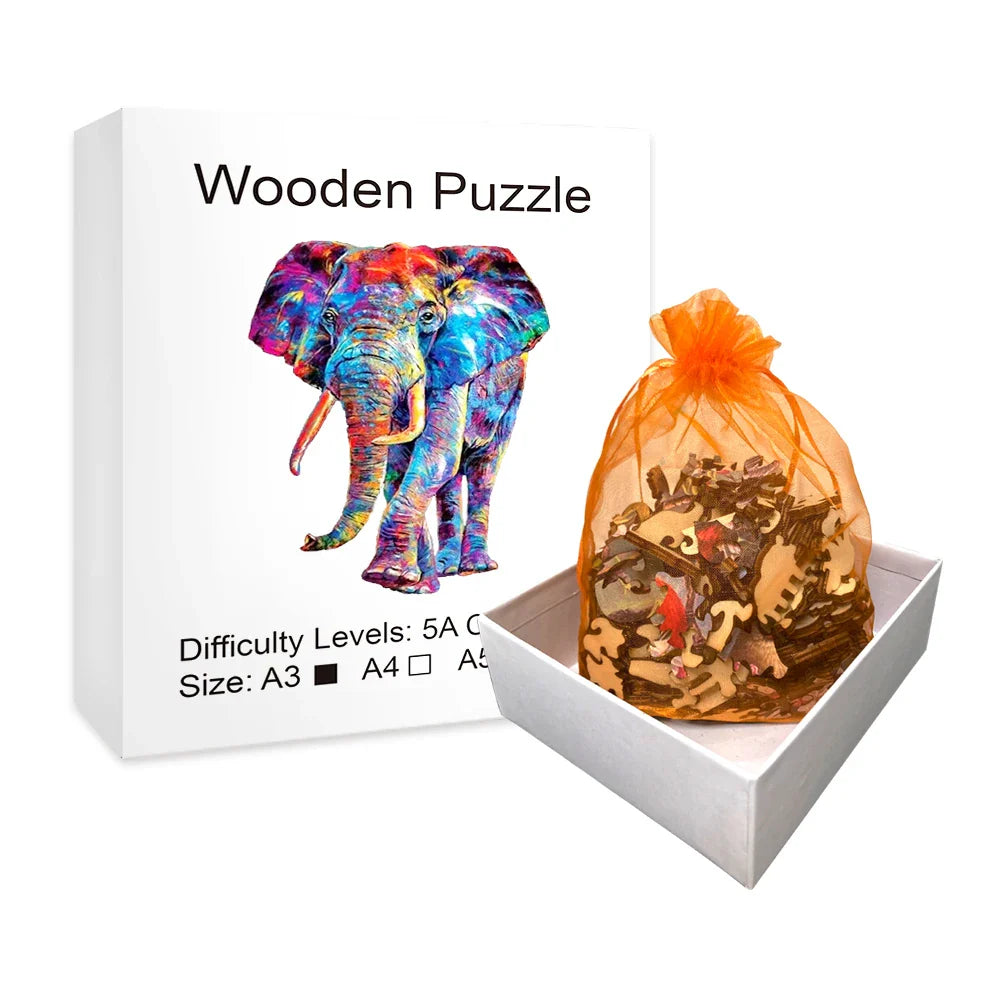 Beautiful Elephant  | Wooden Puzzle