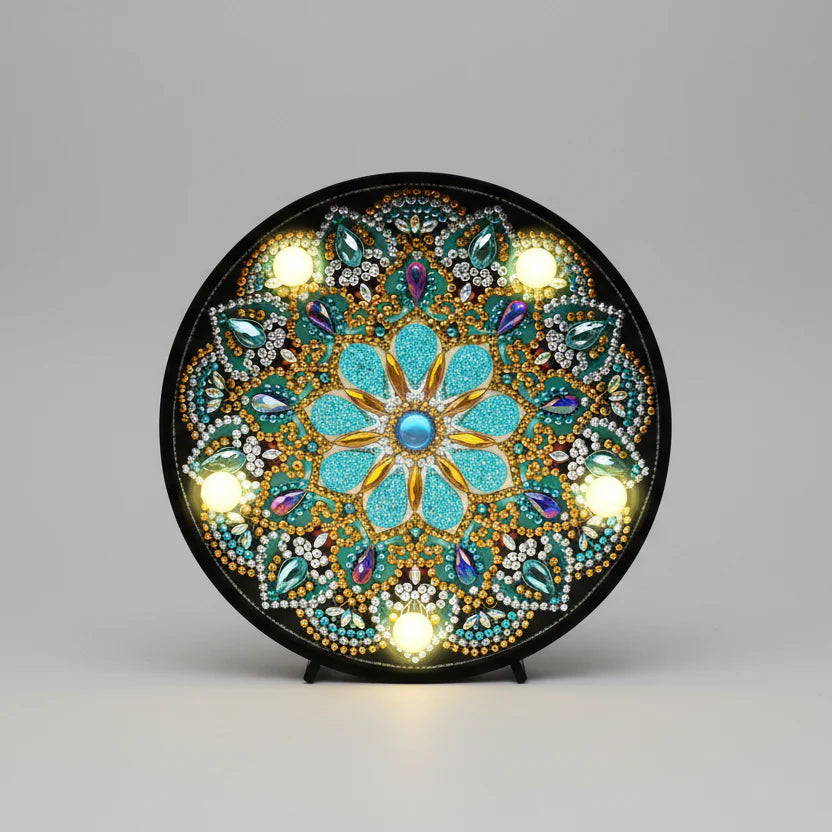 Mandala LED night light | Diamond painting