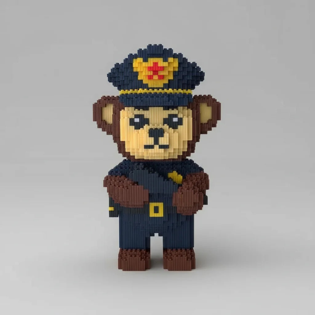 Police Monkey | Building Bricks