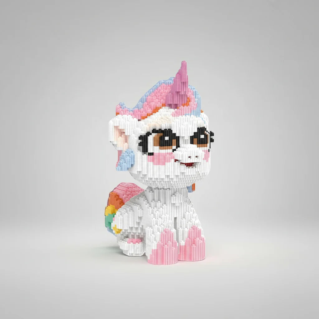 Sitting unicorn | Building bricks
