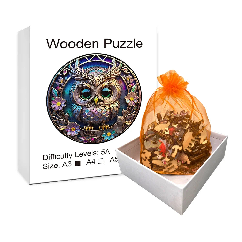 Funny Owl  | Wooden Puzzle