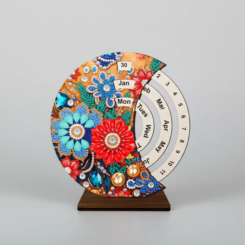 Beautiful flowers | Calendar | Diamond painting