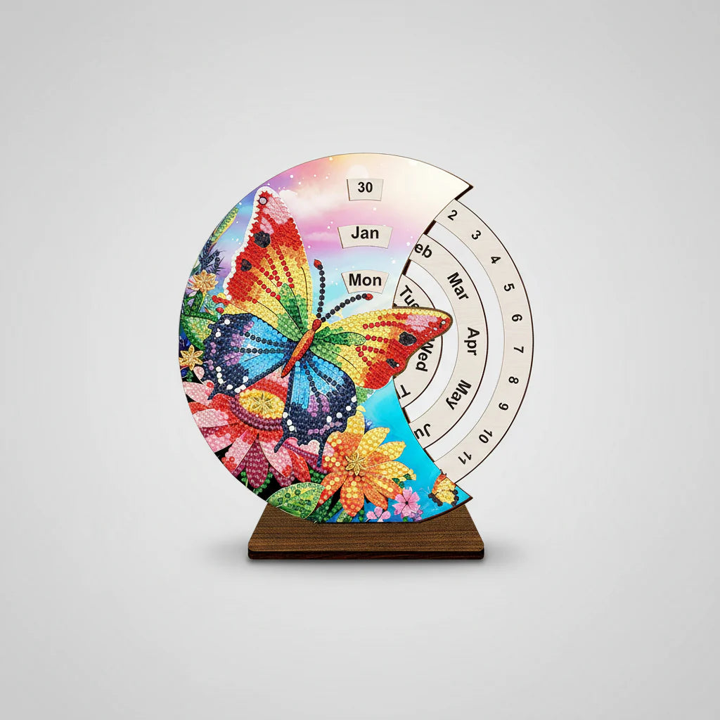 Rainbow butterfly | Calendar | Diamond painting