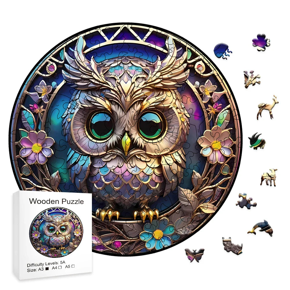 Funny Owl  | Wooden Puzzle