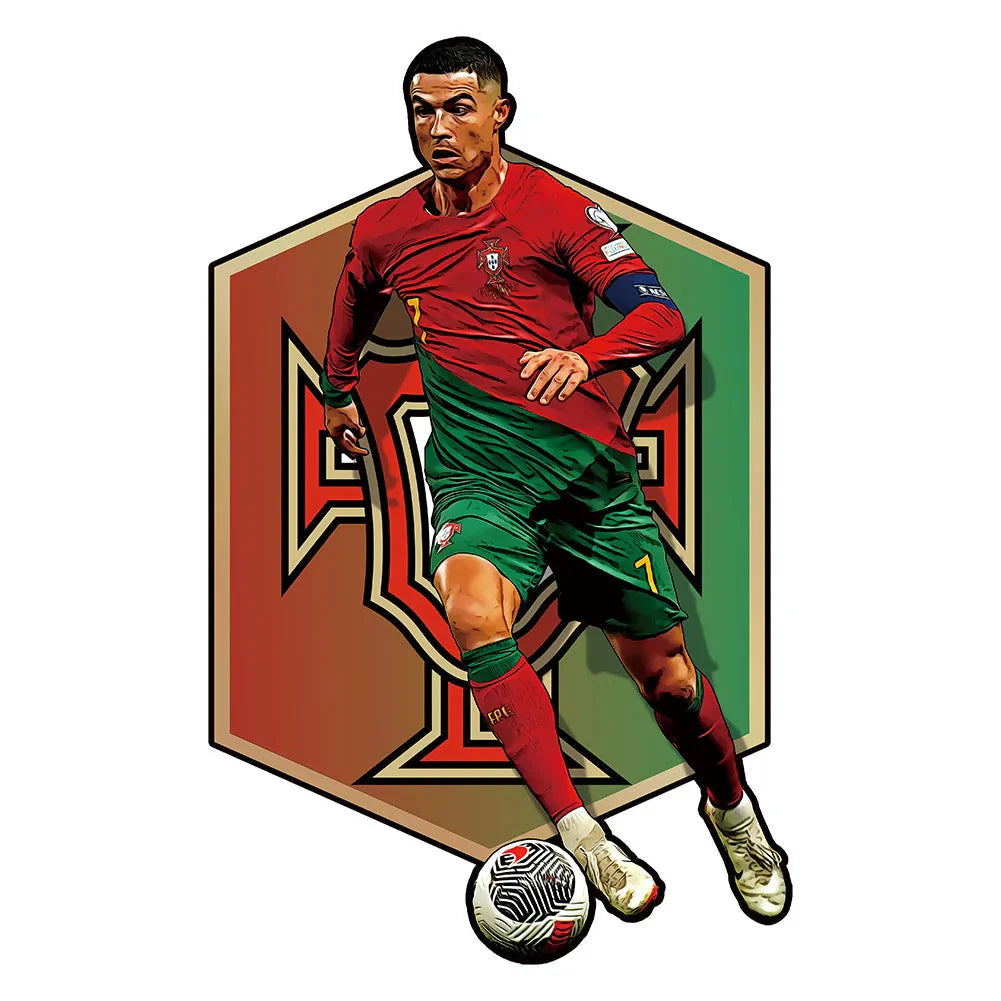 Ronaldo Portugal Logo | Wooden Puzzle