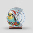Bird with Santa hat | Calendar | Diamond painting