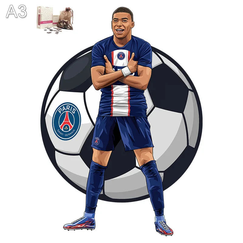 Mbappé PSG | Wooden Puzzle