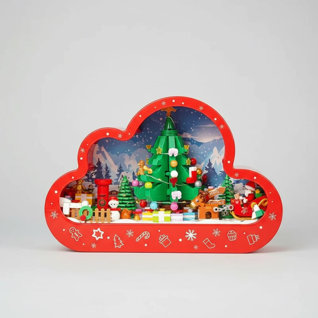 Christmas village in a cloud | Building blocks
