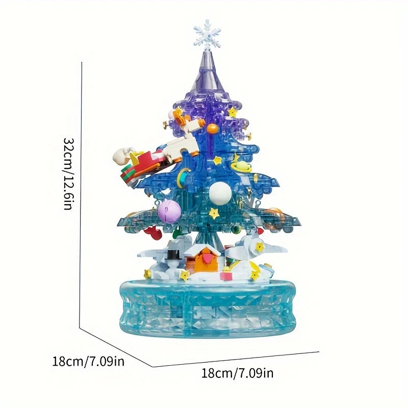 Fantasy Christmas tree | music box | Building blocks