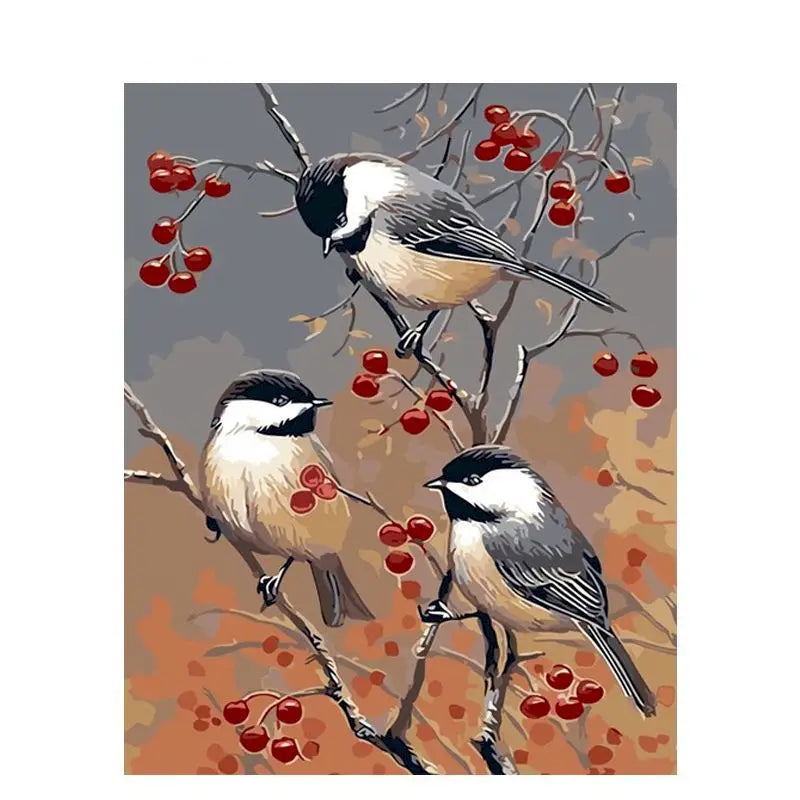 Great Tits | Paint by Numbers
