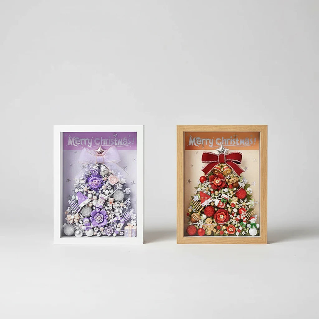 Christmas tree in a picture frame | Building Blocks