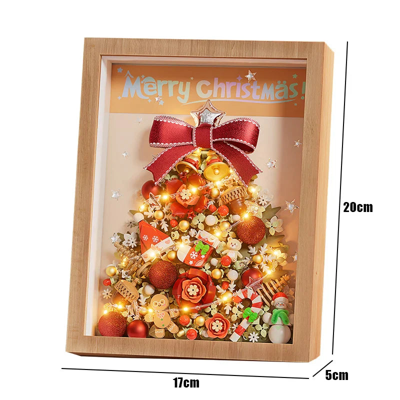 Christmas tree in a picture frame | Building Blocks