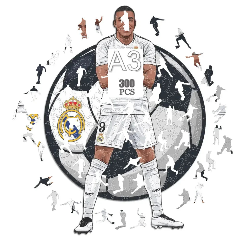 Kylian Mbappé | Wooden Puzzle