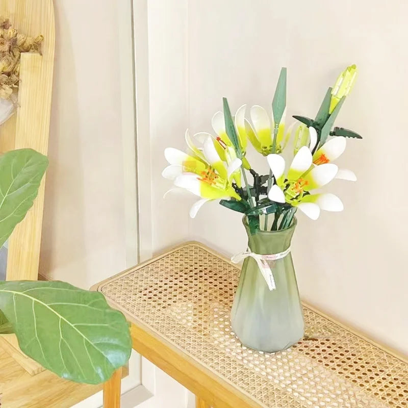 White lilies | Building blocks
