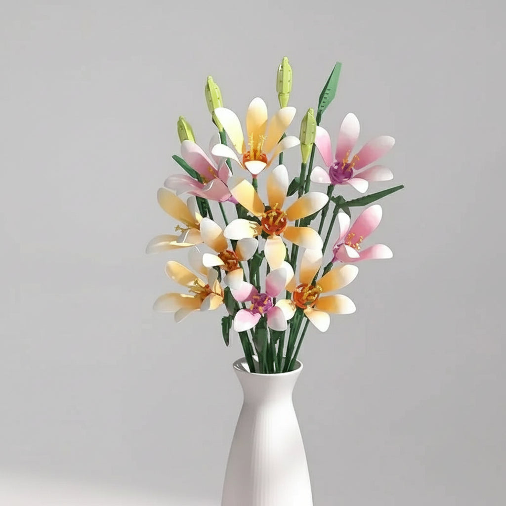Colored lilies | Building blocks