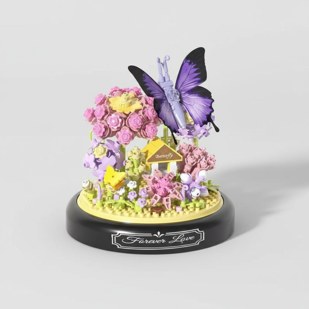 Purple butterfly garden | Building blocks
