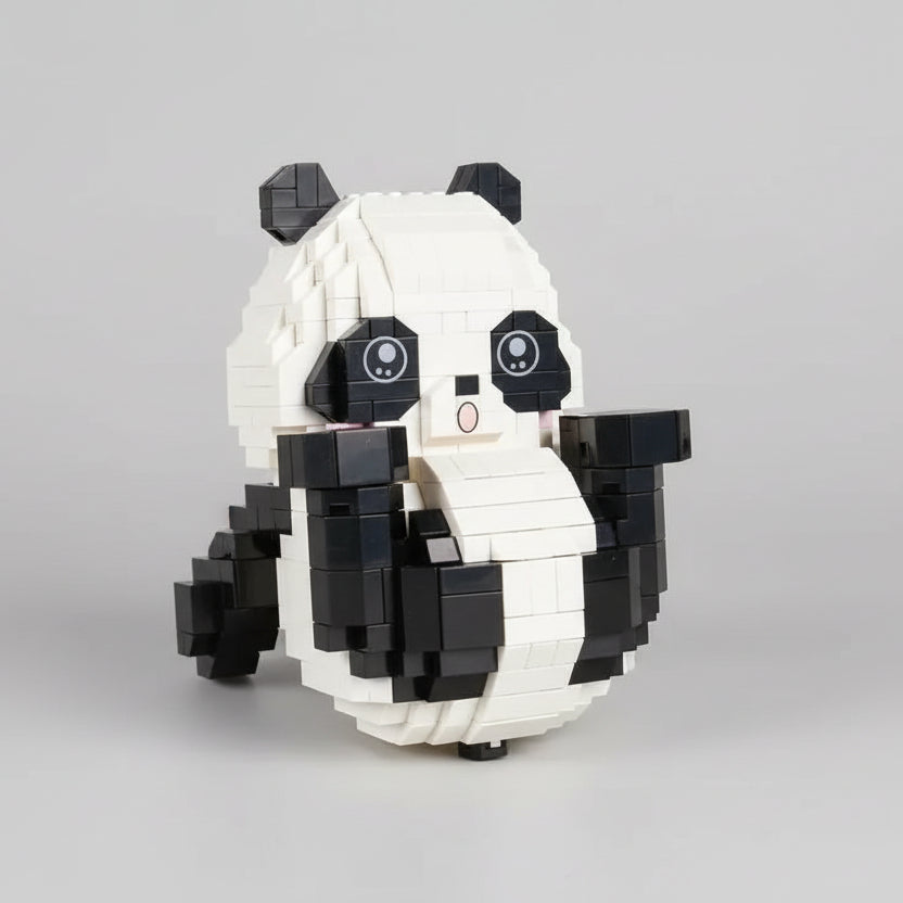 Lying panda | Building bricks