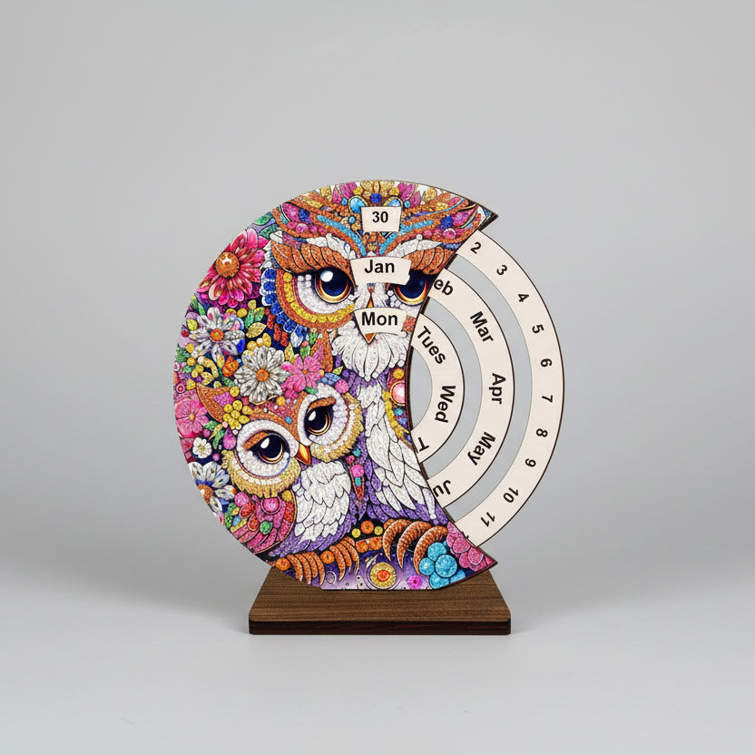Owls | Calendar | Diamond painting