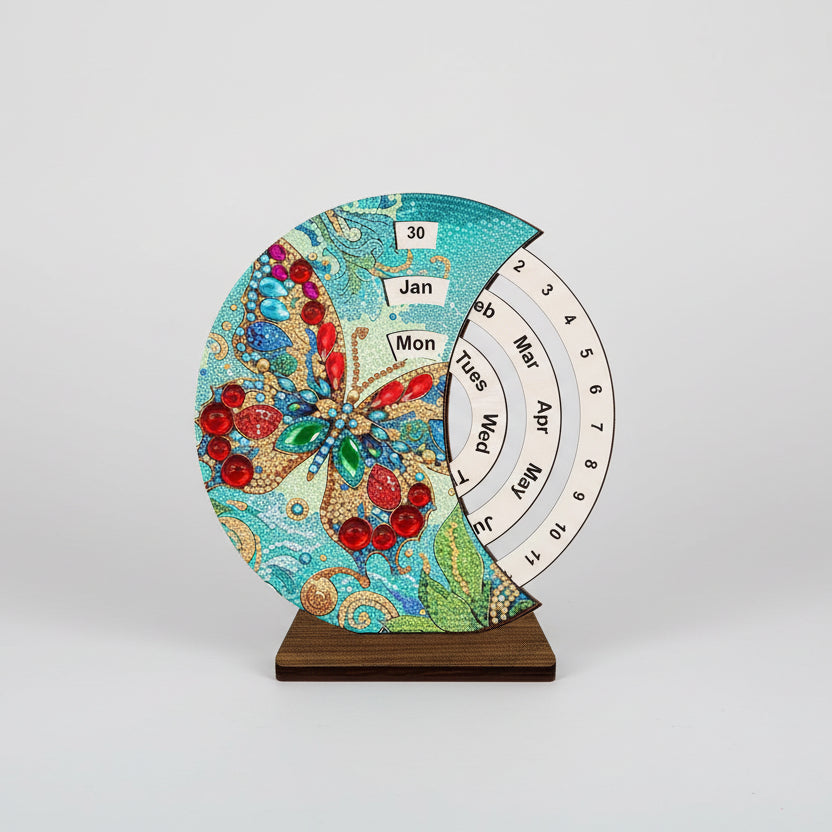 Red Butterfly | Calendar | Diamond Painting