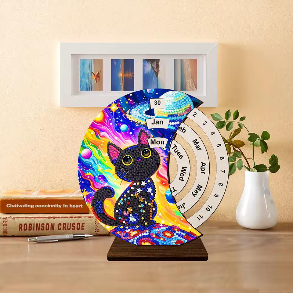 Black Cat | Calendar | Diamond Painting