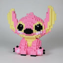 Shy pink creature | Building blocks