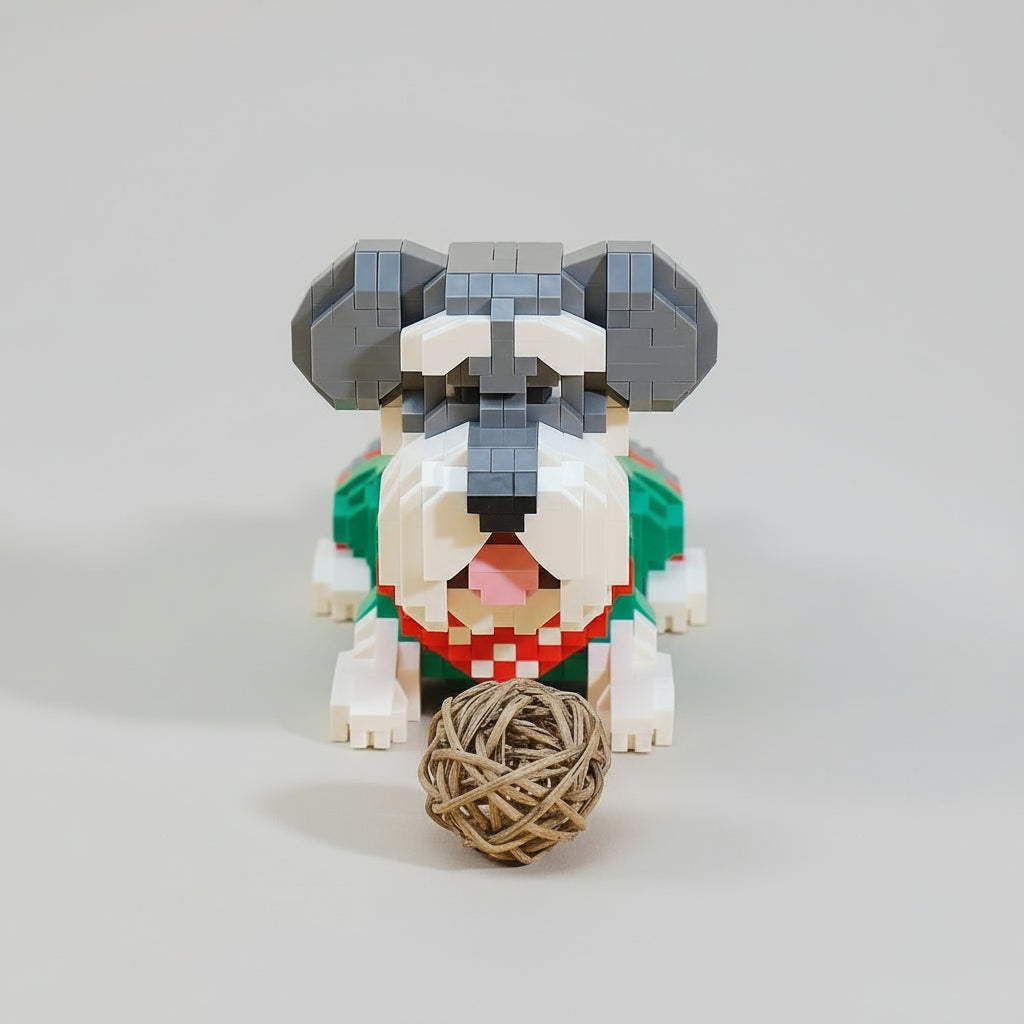 Cute Schnauzer | Building Blocks